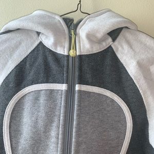 Grey/White Lulu Lemon Jacket